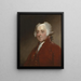 John Adams - Gilbert Stuart — kehystetty taideteos seinällä