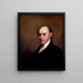 John Quincy Adams - Gilbert Stuart — kehystetty taideteos seinällä