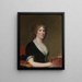 Margaret Spear Smith - Gilbert Stuart — kehystetty taideteos seinällä