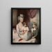 Portrait of a Family - Gilbert Stuart — kehystetty taideteos seinällä