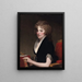 Portrait d'Anne Willing Bingham - Gilbert Stuart — kehystetty taideteos seinällä