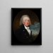 Portrait d'Edward Loftus - Gilbert Stuart — kehystetty taideteos seinällä