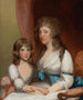 Portrait de Mme Samuel Dick et de sa fille - Gilbert Stuart — näkymä teoksesta