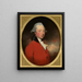 Portrait de Sir William Molesworth 6e Bt - Gilbert Stuart — kehystetty taideteos seinällä