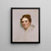 Portrait d'une dame - Gilbert Stuart — kehystetty taideteos seinällä