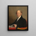 Rufus King - Gilbert Stuart — kehystetty taideteos seinällä