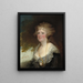 Sarah Shippen Lea Mme Thomas Lea - Gilbert Stuart — kehystetty taideteos seinällä