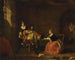 Le Capitaine Macheath réprimandé par Polly et Lucy dans L'Opéra des gueux - Gilbert Stuart Newton — näkymä teoksesta