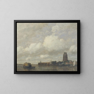 Dordrecht - Gilbert von Canal — kehystetty taideteos seinällä