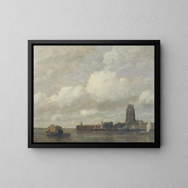 Dordrecht - Gilbert von Canal — kehystetty taideteos seinällä