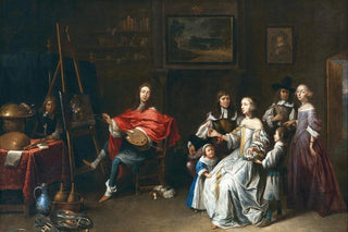 Gillis van Tilborgh - An artist in his studio.webp