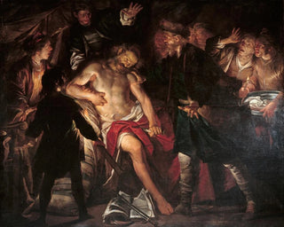La mort de Caton - Gioacchino Assereto — näkymä teoksesta