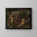 Concert pastoral - Giorgione — kehystetty taideteos seinällä