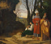 Trois philosophes - Giorgione — näkymä teoksesta