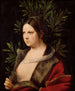 Nuori nainen - Giorgione — näkymä teoksesta