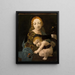 La Vierge à l'Enfant La Madone à la Rose - Giovanni Antonio Boltraffio — kehystetty taideteos seinällä