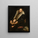 Portrait d'un gentleman et d'un enfant avec un chien - Giovanni Antonio Fasolo — kehystetty taideteos seinällä