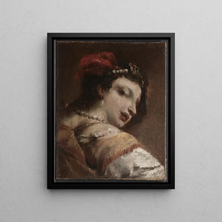Giovanni Antonio Guardi - Head of a Woman.webp