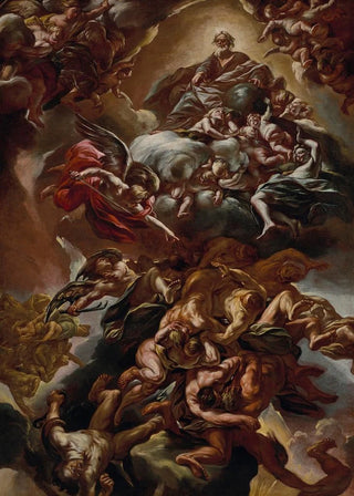 Giovanni Battista Beinaschi - The Fall of the Rebel Angels.webp
