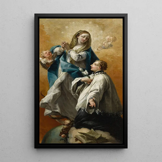 Giovanni Battista Canal - The Madonna in glory with Saint Aloysius Gonzaga.webp