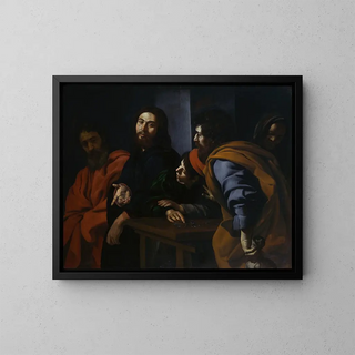 L'Appel de saint Matthieu - Giovanni Battista Caracciolo — kehystetty taideteos seinällä