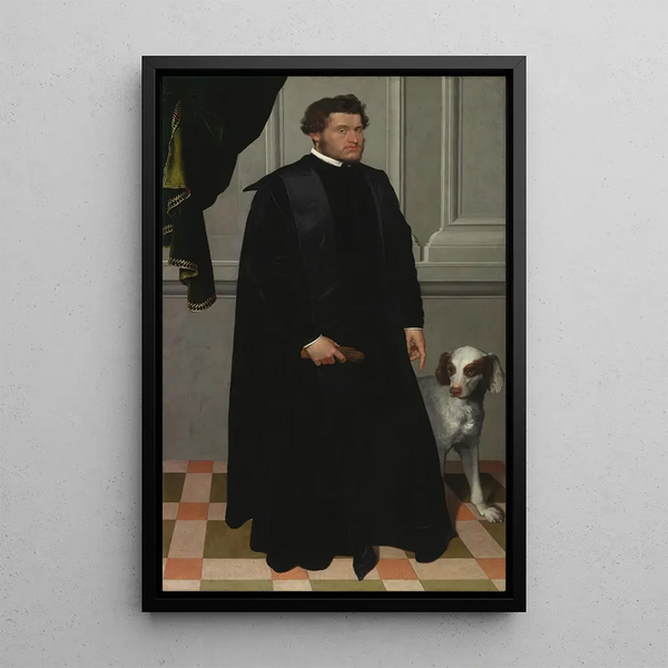 Gian Lodovico Madruzzo - Giovanni Battista Moroni — kehystetty taideteos seinällä