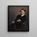 Le maître d'école de Titien - Giovanni Battista Moroni — kehystetty taideteos seinällä