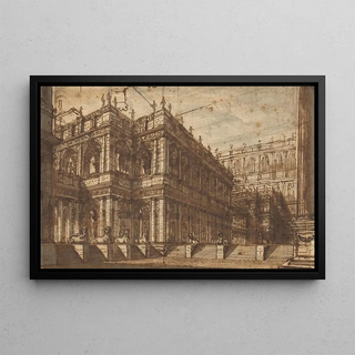 Giovanni Battista Piranesi - An Ancient Forum with Porticos.webp
