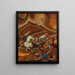 La conversion de saint Paul - Giovanni Battista Pozzo — kehystetty taideteos seinällä