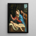 La Vierge et Saint Joseph avec l'Enfant Jésus endormi - Giovanni Battista Salvi da Sassoferrato — kehystetty taideteos seinällä