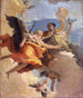 Hyveen ja jalouden allegoria - Giovanni Battista Tiepolo — näkymä teoksesta
