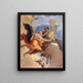 Hyveen ja jalouden allegoria - Giovanni Battista Tiepolo — kehystetty taideteos seinällä