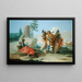 Armide-hylätty maalaus Renaudin toimesta - Giovanni Battista Tiepolo — kehystetty taideteos seinällä