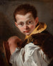 Poika pitäen kirjaa Portrait of Lorenzo Tiepolo - Giovanni Battista Tiepolo — näkymä teoksesta