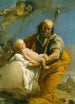 Saint Joseph et l'Enfant Jésus - Giovanni Battista Tiepolo — näkymä teoksesta