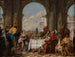 Le Banquet de Cléopâtre - Giovanni Battista Tiepolo — näkymä teoksesta