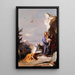 La Fuite en Égypte - Giovanni Battista Tiepolo — kehystetty taideteos seinällä