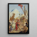 La Rencontre d'Antoine et Cléopâtre - Giovanni Battista Tiepolo — kehystetty taideteos seinällä