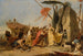 Giovanni Battista Tiepolo - Maalaus Antoine ja Kleopatran kohtaaminen — näkymä teoksesta