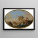 Giovanni Battista Tiepolo - Le Temps découvrant la Vérité — kehystetty taideteos seinällä