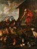"Les animaux entrant dans l'arche de Noé" - Giovanni Benedetto Castiglione — näkymä teoksesta