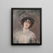 Donna Franca Florio - Giovanni Boldini — kehystetty taideteos seinällä