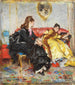 Kaksi naista istumassa sisätiloissa - Giovanni Boldini — näkymä teoksesta