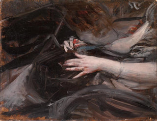 Naiset ompelemassa - Giovanni Boldini — näkymä teoksesta