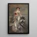 Marthe Régnierin muotokuva - Giovanni Boldini — kehystetty taideteos seinällä