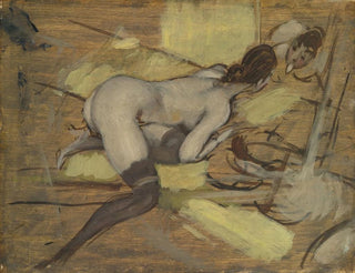 Seul avec le miroir - Giovanni Boldini — näkymä teoksesta