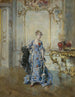 Viimeinen katse peilissä - Giovanni Boldini — näkymä teoksesta