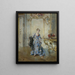 Viimeinen katse peilissä - Giovanni Boldini — kehystetty taideteos seinällä