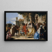 Tanssi maaseudulla - Giovanni Domenico Tiepolo — kehystetty taideteos seinällä