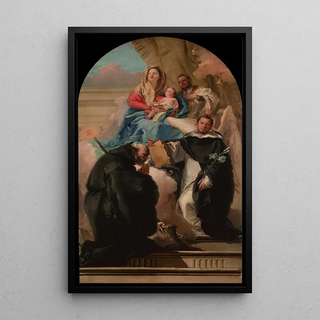 Giovanni Domenico Tiepolo - Madonna and Child with Three Saints.webp